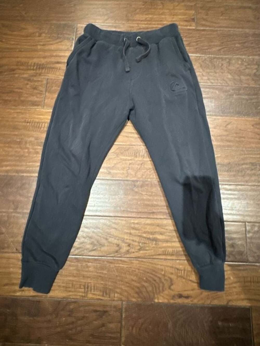 Quiksilver Men's Black Fleece Jogger Sweatpants